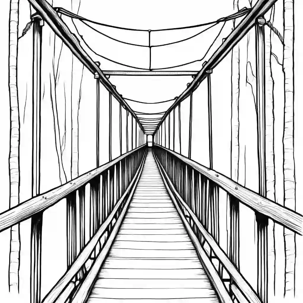 Canopy Walkway coloring pages